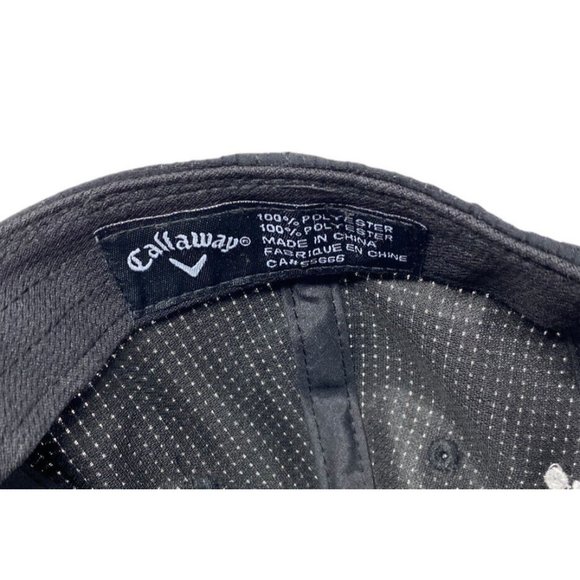 Callaway Golf Hat Rogue Odyssey Black Cap Adjustable Tour Authentic Chrome Soft - Picture 6 of 7
